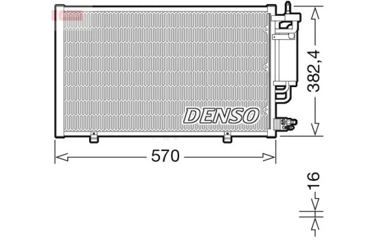 Kondensor, luftkonditionering DCN10051