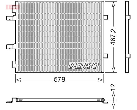 Kondensor, luftkonditionering DCN20042