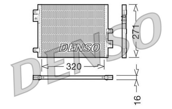 Kondensor, luftkonditionering DCN28002