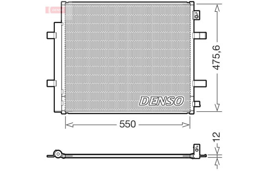 Kondensor, luftkonditionering DCN32073