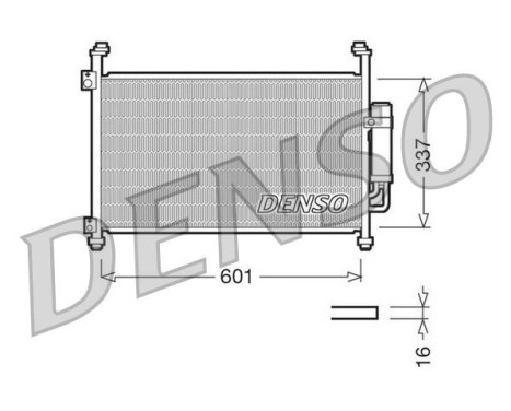Kondensor, luftkonditionering DCN40007