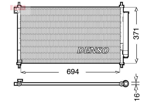 Kondensor, luftkonditionering DCN40012