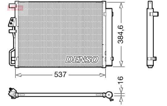 Kondensor, luftkonditionering DCN41021