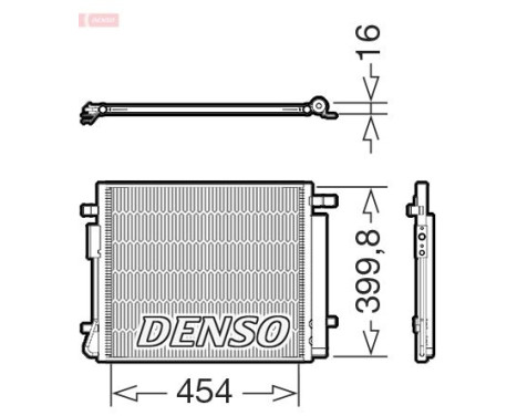 Kondensor, luftkonditionering DCN41038