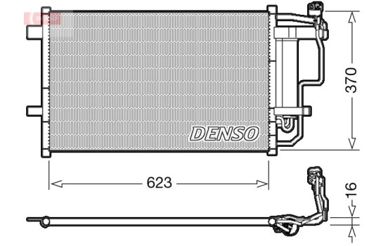 Kondensor, luftkonditionering DCN44007