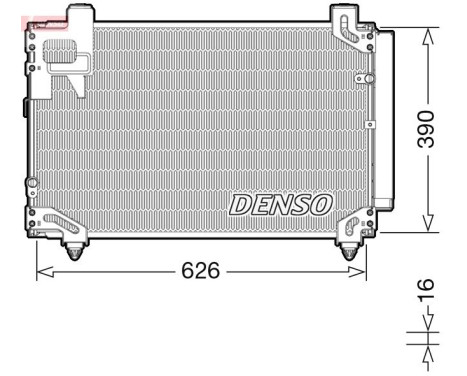 Kondensor, luftkonditionering DCN50044