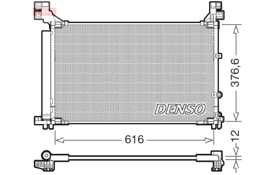 Kondensor, luftkonditionering DCN50133
