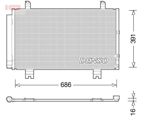 Kondensor, luftkonditionering DCN51013