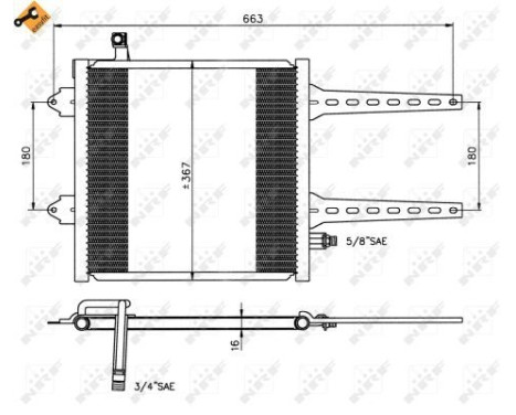 Kondensor, luftkonditionering EASY FIT 35049 NRF, bild 2