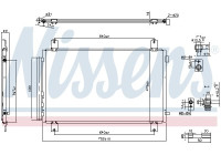 Kondensor, luftkonditionering ** FÖRSTA PASSNING ** 940854 Nissens
