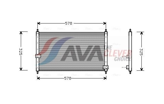 Kondensor, luftkonditionering HD5062 Ava Quality Cooling
