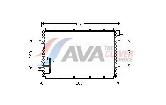 Kondensor, luftkonditionering KA5030 Ava Quality Cooling