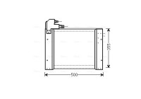 Kondensor, luftkonditionering NH5018 Ava Quality Cooling