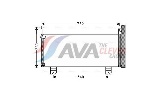 Kondensor, luftkonditionering TO5660D Ava Quality Cooling