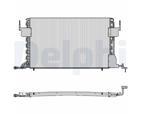 Kondensor, luftkonditionering TSP0225021 Delphi