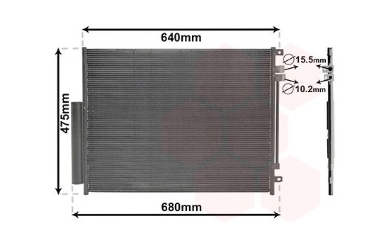 kondensor med torktumlare 01015700 International Radiators
