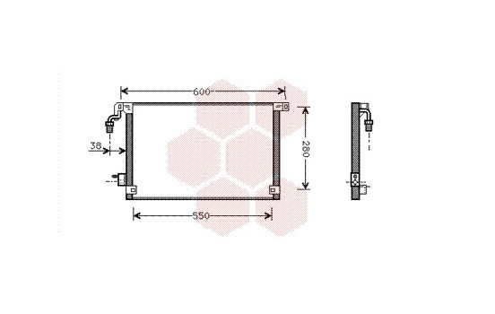 KONDENSOR PEUGEOT 106 II 09005172Y International Radiators