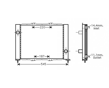 Kylmodul 4300M388 International Radiators