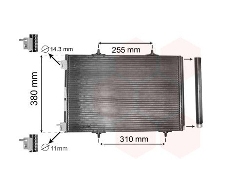 Luftkonditionering kondensor 40005291 International Radiators Plus, bild 2