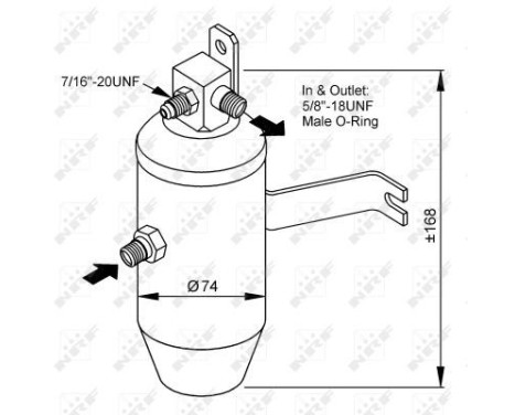 Torkare,m klimatanläggning 33145 NRF, bild 5