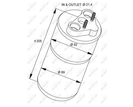 Torkare,m klimatanläggning 33317 NRF