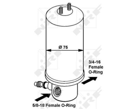 Torkare,m klimatanläggning EASY FIT 33061 NRF