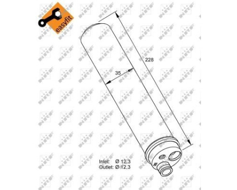 Torkare,m klimatanläggning EASY FIT 33297 NRF, bild 6