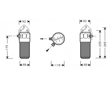 Torkare,m klimatanläggning