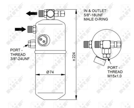 Torktumlare, luftkonditionering 33340 NRF, bild 4