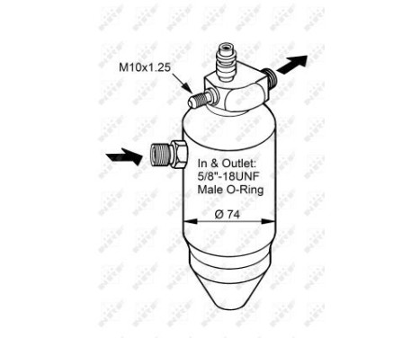 Torktumlare, luftkonditionering 33345 NRF, bild 5