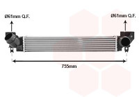Intercooler, laddluftkylare 06014713 International Radiators