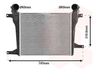 Intercooler, laddluftkylare 37014708 International Radiators