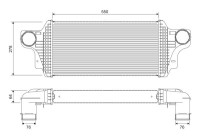 Intercooler, laddluftkylare 818377 Valeo