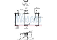 Intercooler, laddluftkylare 961221 Nissens