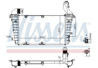 Intercooler, laddluftkylare 961267 Nissens