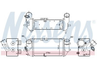 Intercooler, laddluftkylare 961488 Nissens