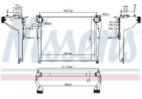 Intercooler, laddluftkylare 961568 Nissens