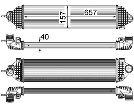 Intercooler, laddluftkylare, bild 2