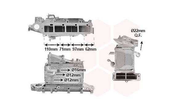 INTERCOOLER (Turbokylare) 58014712 International Radiators