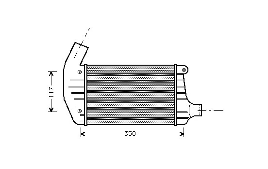 Laddluftkylare 01004067 International Radiators