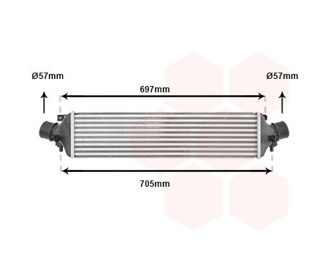 Laddluftkylare 01004118 International Radiators, bild 2