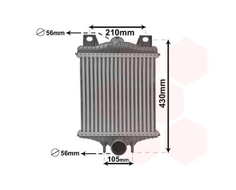 Laddluftkylare 02014706 International Radiators