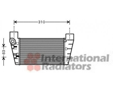 Laddluftkylare 03004248 International Radiators, bild 2