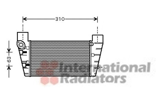 Laddluftkylare 03004248 International Radiators, bild 2