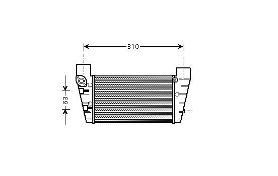 Laddluftkylare 03004248 International Radiators