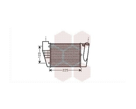 Laddluftkylare 03004251 International Radiators, bild 2