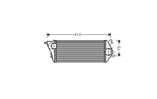 Laddluftkylare 06004265 International Radiators, bild 2