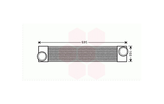 Laddluftkylare 06004346 International Radiators