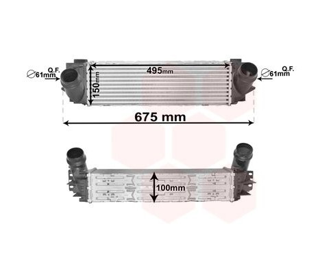 Laddluftkylare 06004457 International Radiators
