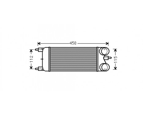Laddluftkylare 09004267 International Radiators, bild 2